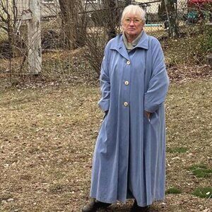 vintage Barrie Pace r40s style maxi coat